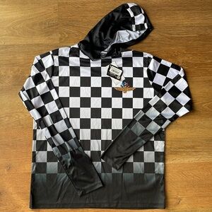 Indianapolis Motor Speedway Performance Hoodie NWT $59 S T Shirt Top SPF 50